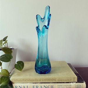 Vintage Swung Glass Vase